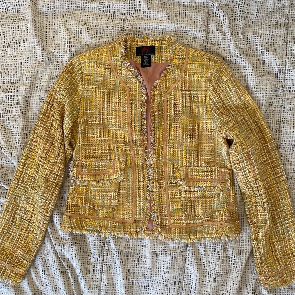 Yellow Tweed Jacket